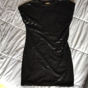 Sequins t-shirt dress